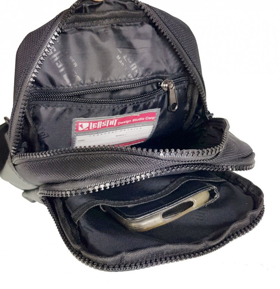 Рюкзак с одной лямкой LEASTAT 9010 чёрный