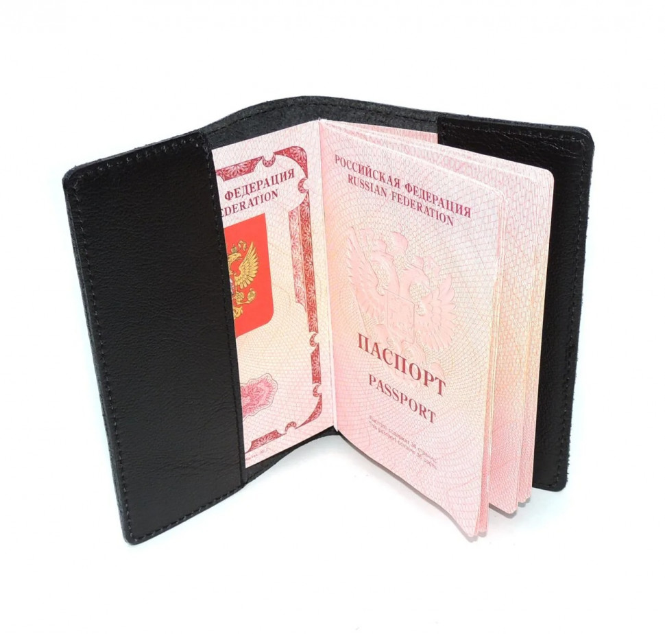 Обложка для паспорта Natalia Kalinovskaya Отг-61 Тигр чёрный