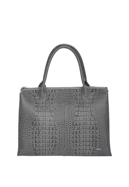 Сумка женская САБРИНА GREY 78696 серая кайман