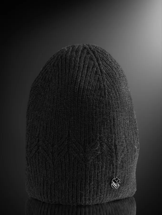 Шапка женская 12742/3 MARHATTER чёрный (56-58)