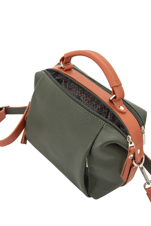 Сумка женская Protege, Ц-556 хаки/кэмел флотер Сумка женская Protege, Ц-556 хаки/кэмел флотер