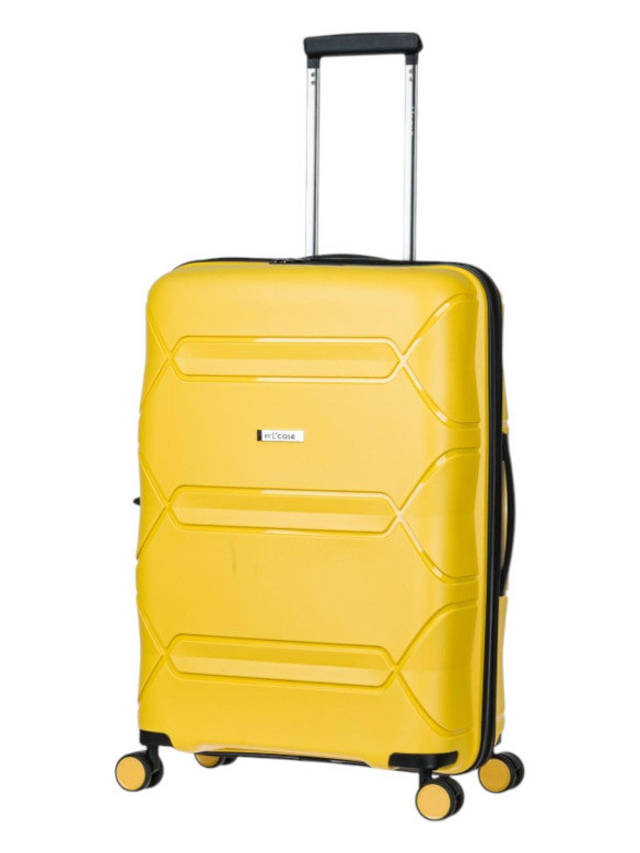 Чемодан L'Case, Miami без расширения жёлтый Чемодан L'Case, Miami без расширения жёлтый