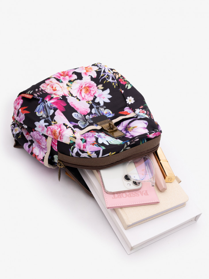 Рюкзак Anfuman Б 028 цветы черный