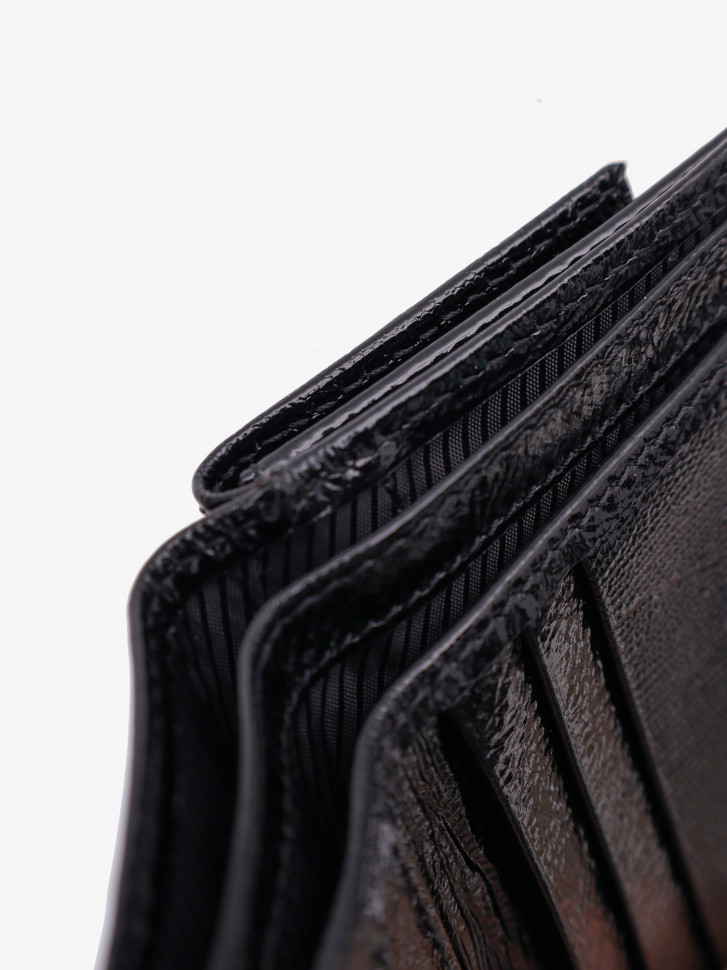 Портмоне женское Вектор ПЖ-453-2110/3210 черное варан