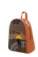 Рюкзак Protege 348-113 "Город №15" рыжий