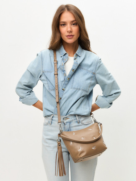 Сумка Curanni 2420 дольче тауп