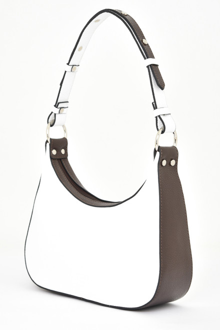 Сумка женская Protege Ц-511 белый/коричневый флотер Сумка женская Protege Ц-511 белый/коричневый флотер