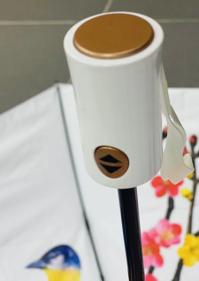 Зонт женский Arman Umbrella 555, полный автомат, чёрно-белый, двухсторонний