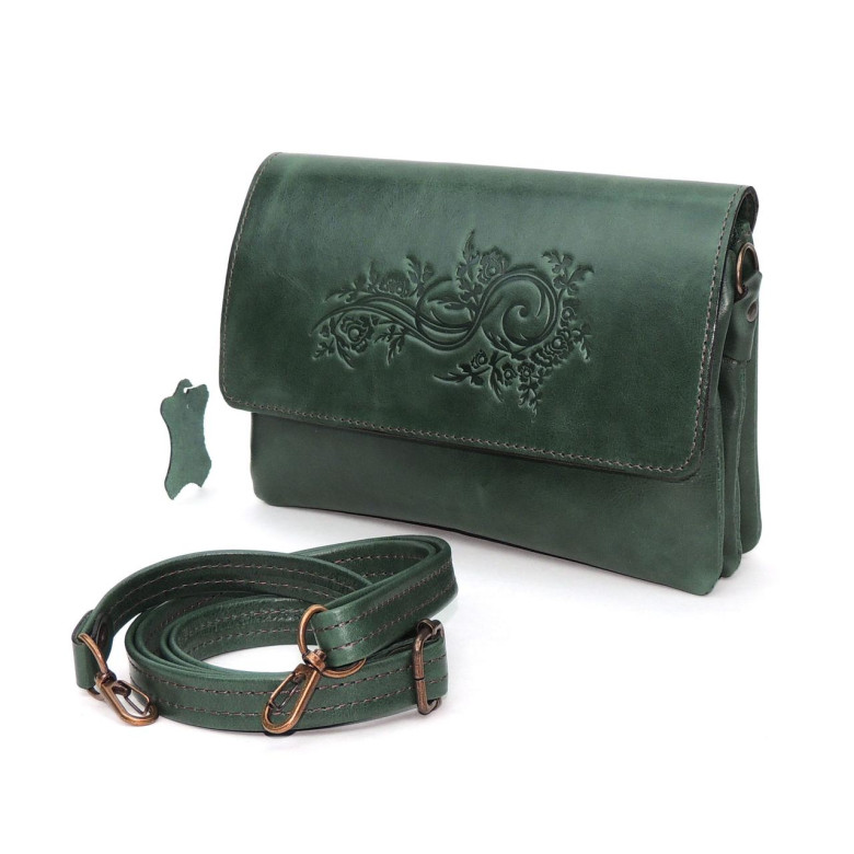 Сумка женская Natalia Kalinovskaya, «Гринли» растение зеленая