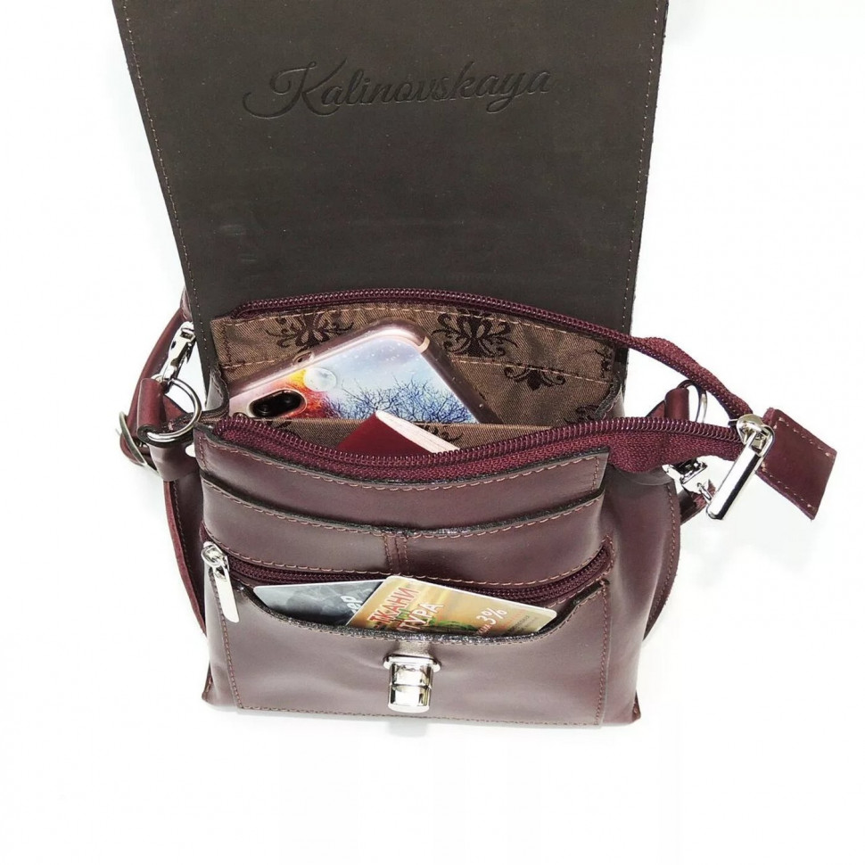 Сумка женская Natalia Kalinovskaya, С76т "Джун" бордо