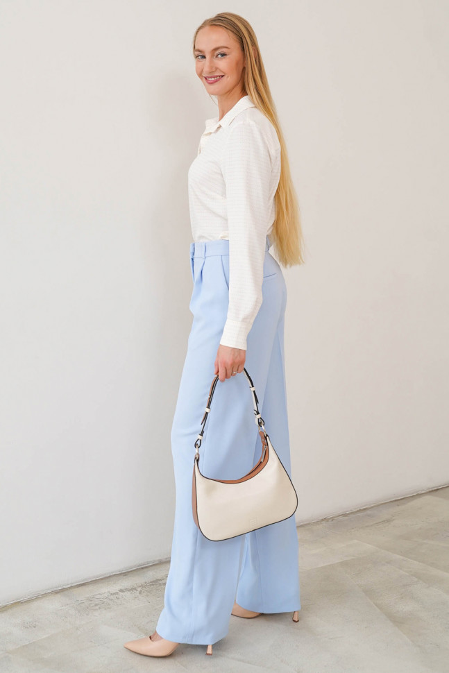 Сумка женская Protege Ц-511 бежевый/кэмел флотер