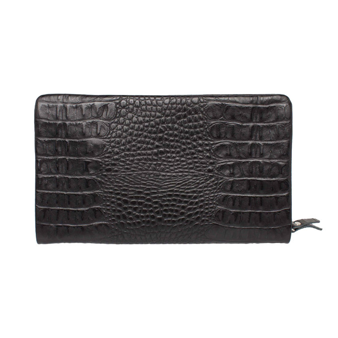 Клатч Lakestone Crispin Black Caiman черный