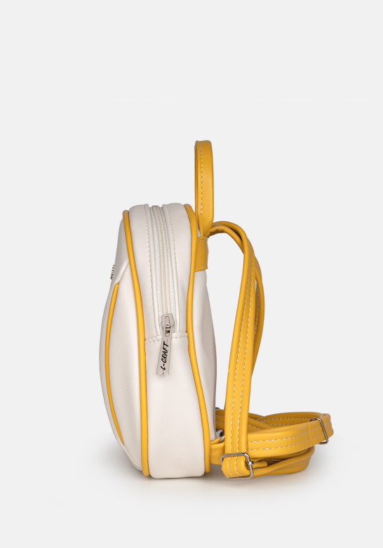 Рюкзак L-CRAFT, 1466 бело-жёлтый Рюкзак L-CRAFT, 1466 бело-жёлтый
