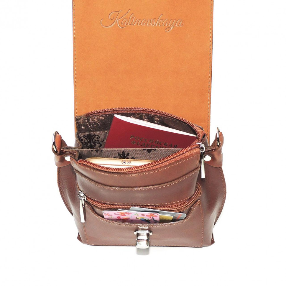 Сумка женская Natalia Kalinovskaya, С76т «Капри» рыжая
