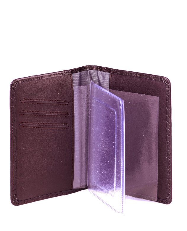 Обложка для автодокументов PAGE AUTO BERRY Esse, кожа саванна бордо, 53641