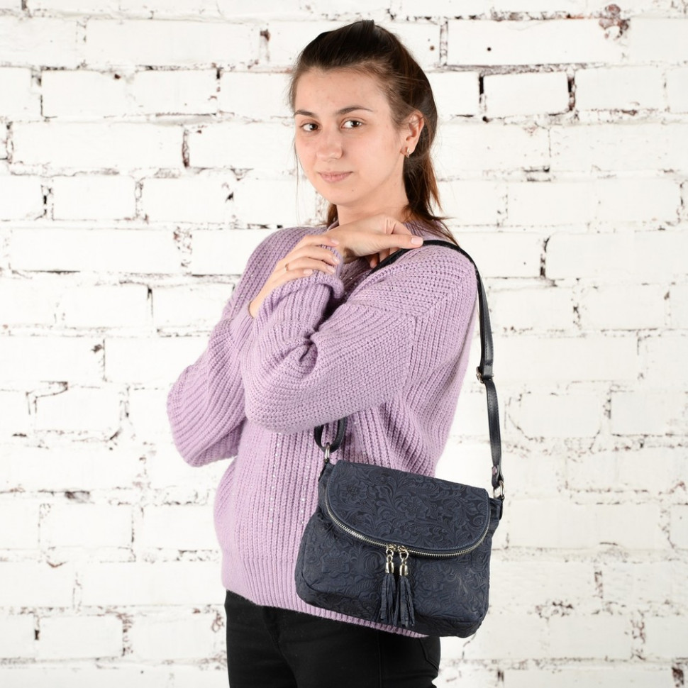 Сумка женская итальянская Roberta Firenze sissi 106 чёрная