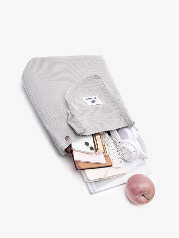 Сумка-шопер Baggins Б 6001 светло-серая Сумка-шопер Baggins Б 6001 светло-серая