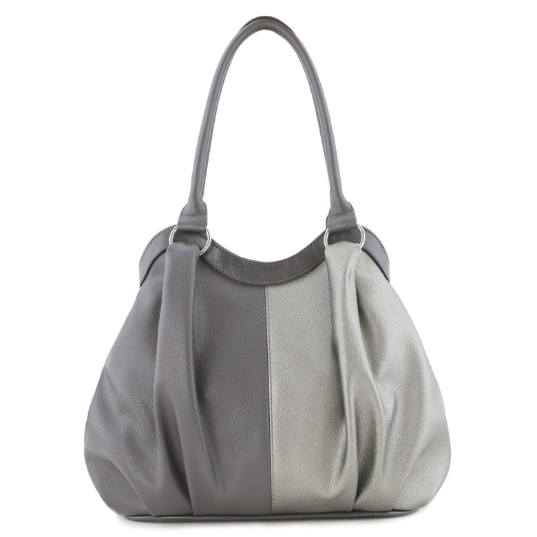 Сумка Оливи, 260 серая/серебристая