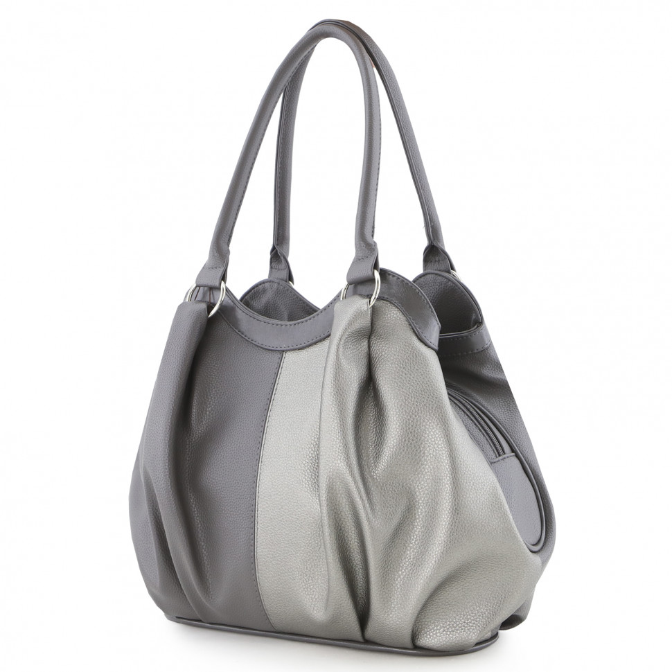 Сумка Оливи, 260 серая/серебристая