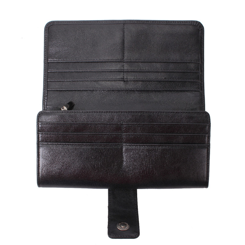 Портмоне женское Grand, 02-272-0513 тёмно-серое