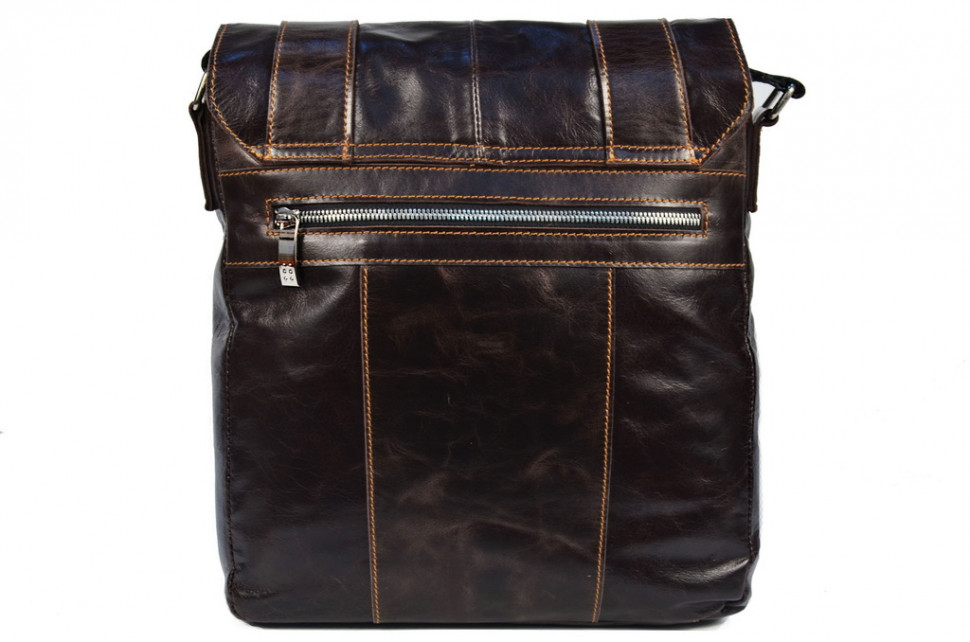 Сумка-планшет мужская XL Zolo, 24015 cognac