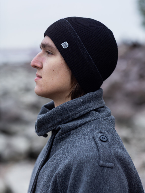 Шапка мужская 12271 MARHATTER чёрный (57-59)