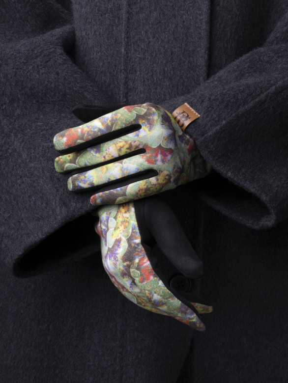 Перчатки женские Ангел 111-30 цветочные поля