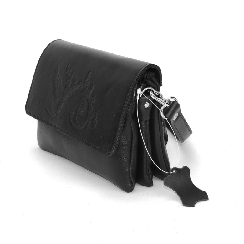 Черная женская кожаная сумка Natalia Kalinovskaya «Мальта»