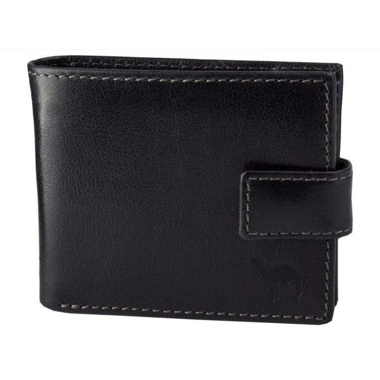 Портмоне мужское с хлястиком Camel 884/K чёрный Портмоне мужское с хлястиком Camel 884/K чёрный