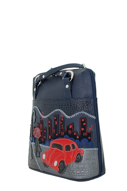 Сумка-трансформер женская Protege, ДС-226-236, "Город-30"синяя