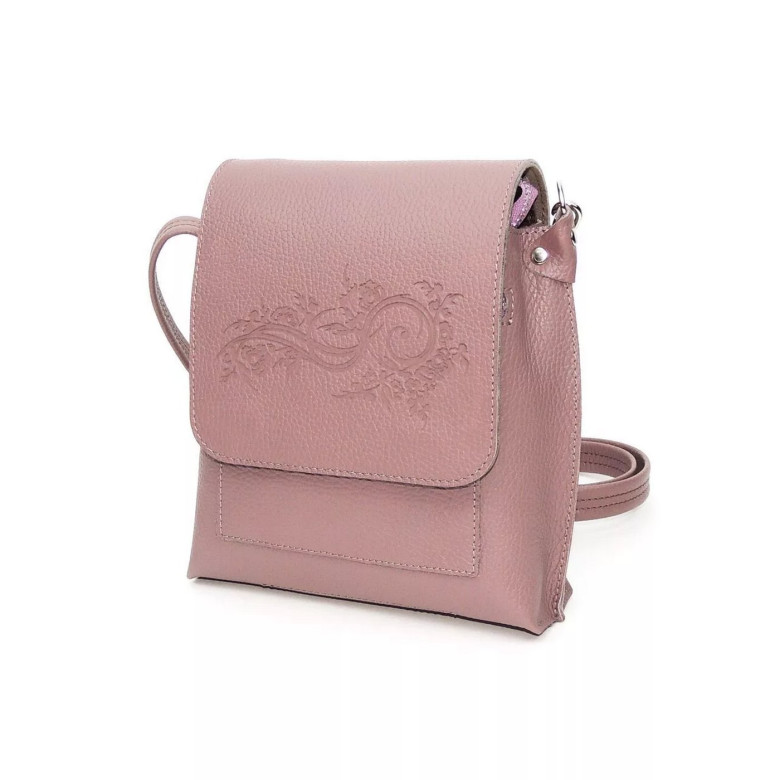 Женская кожаная сумка Natalia Kalinovskaya С86т "Рози" розовая