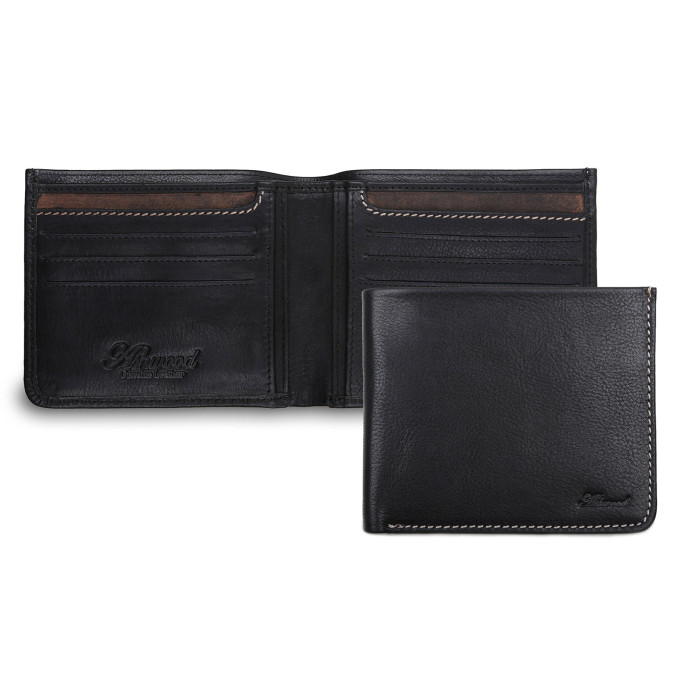 Бумажник Ashwood Leather, 1551 черный Бумажник Ashwood Leather, 1551 черный