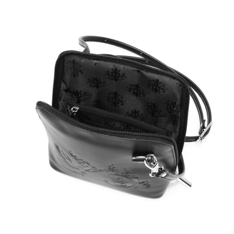 Женская кожаная сумка Natalia Kalinovskaya С83т "Элла" чёрная