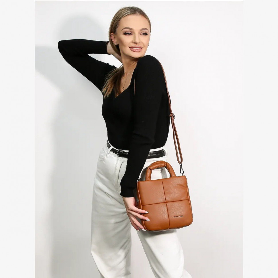 Сумка женская David Jones 7107 cognac