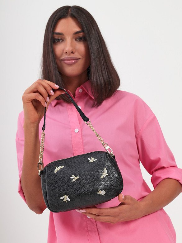 Сумка Curanni 2568 дольче черный пчела