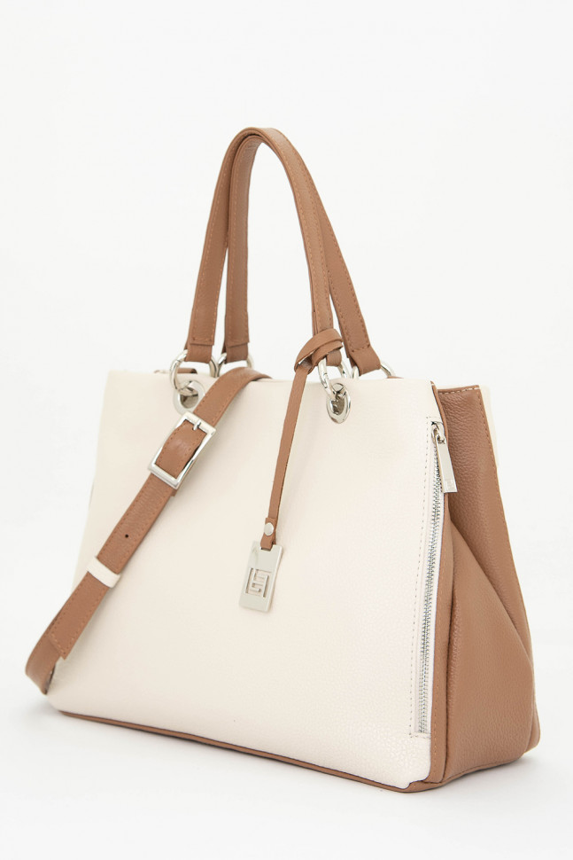 Сумка Protege Ц-397 бежевый/кэмел флотер