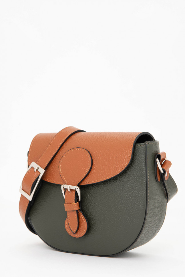 Сумка женская Protege, Ц-529 хаки/рыжий флотер