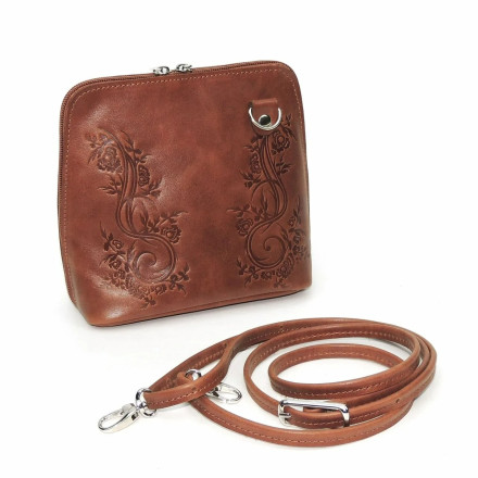 Сумка женская Natalia Kalinovskaya С83т.601 «Леверн» растение рыжая