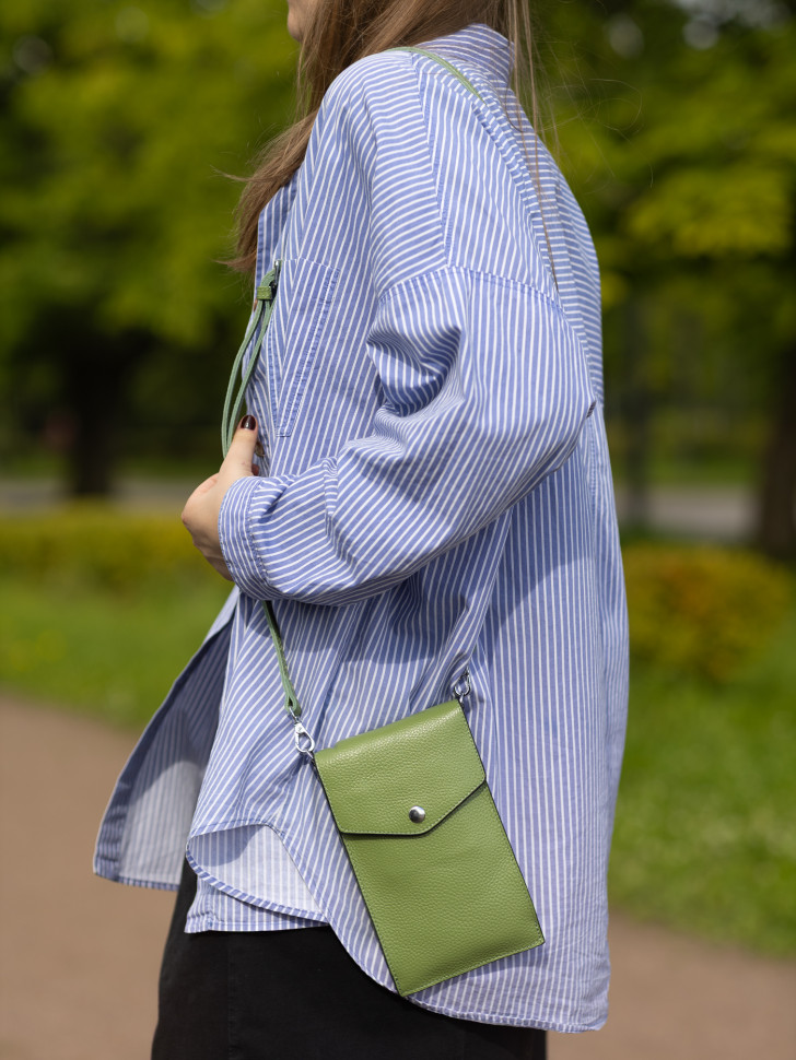 Сумка женская для телефона 5509 apple green