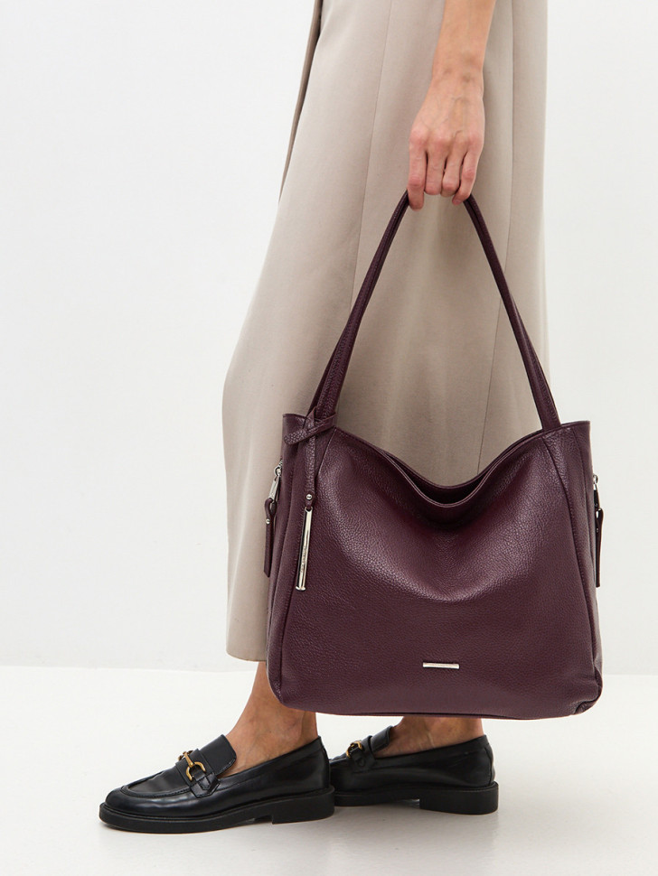 Сумка FIATO F2602 вителло бордо