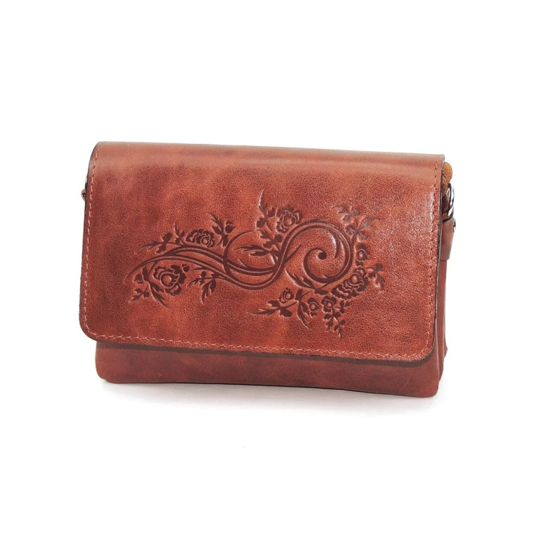 Женская сумочка кошелёк Natalia Kalinovskaya С53т.601 рыжая