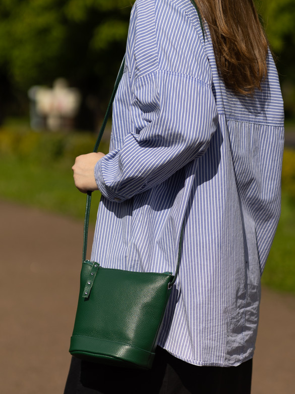 Сумка женская Baggins 5503 тёмно-зелёная