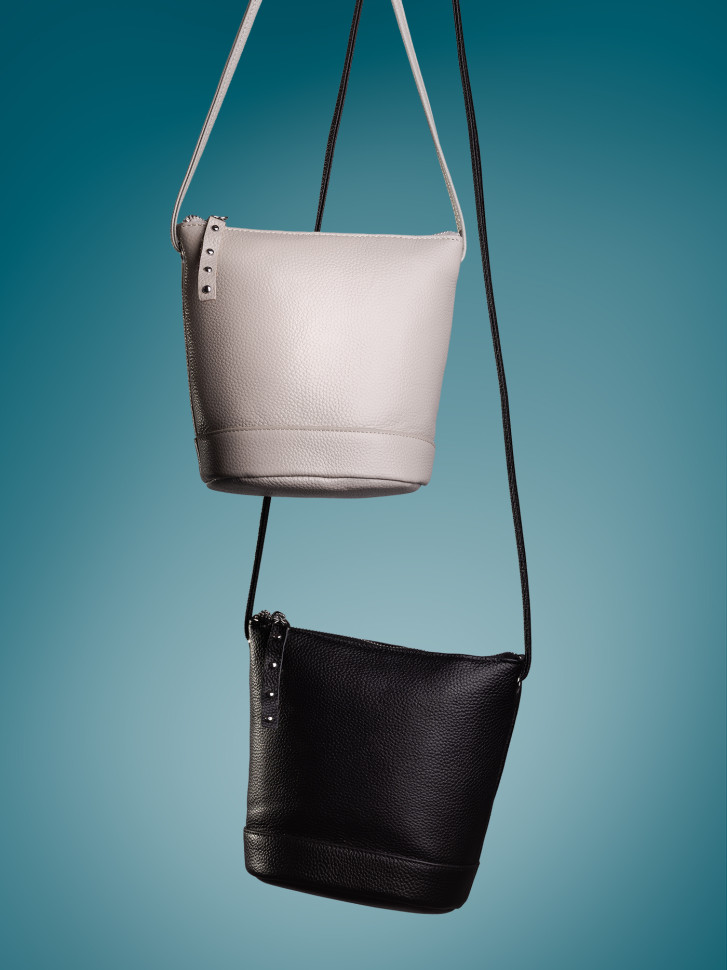 Сумка женская Baggins 5503 светло-серая