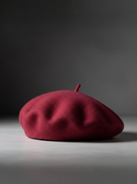 Берет женский Stigler, брусника Берет женский Stigler, брусника