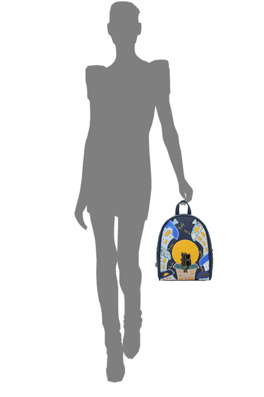 Рюкзак женский Protege, 348-194 "Город №6" мокко