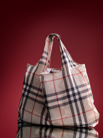 Сумка-трансформер Ж01-0224 клетка бежевая