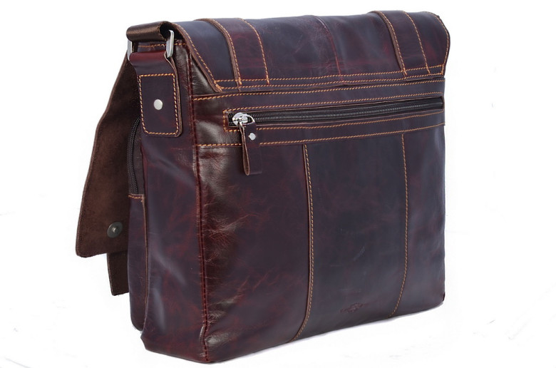 Сумка-планшет мужская XL Zolo, 1138-8 cognac