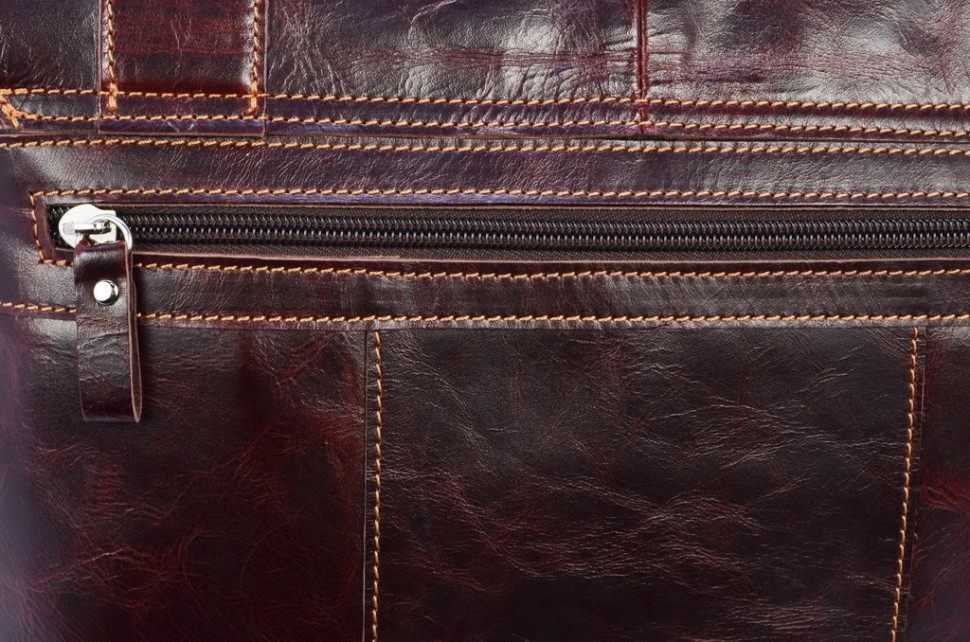 Сумка-планшет мужская XL Zolo, 1138-8 cognac