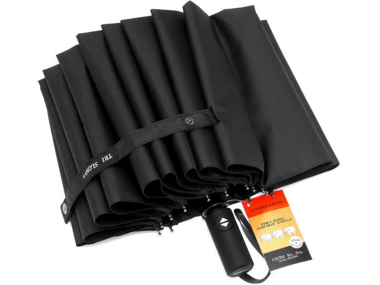 Зонт мужской Три Слона 8160 (916), 16 спиц, полный автомат