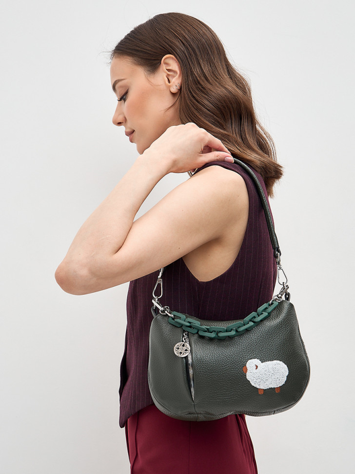 Сумка Curanni 2479 агнелло верде Сумка Curanni 2479 агнелло верде